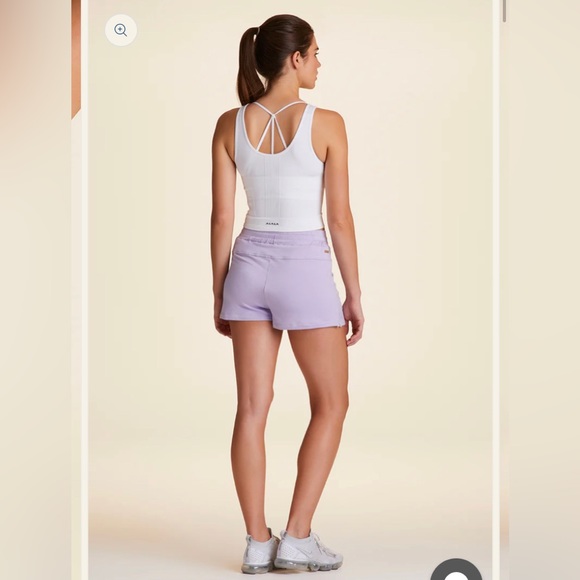 NWT ALALA Seamless Crop Tank White M carbon38 $70 - Picture 3 of 8